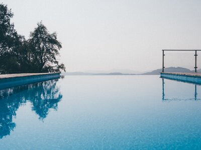 Pool | © Urlaub am Bauernhof Kärnten/ Daniel Gollner Pool mit Aussicht | © Urlaub am Bauernhof Kärnten/ Daniel Gollner