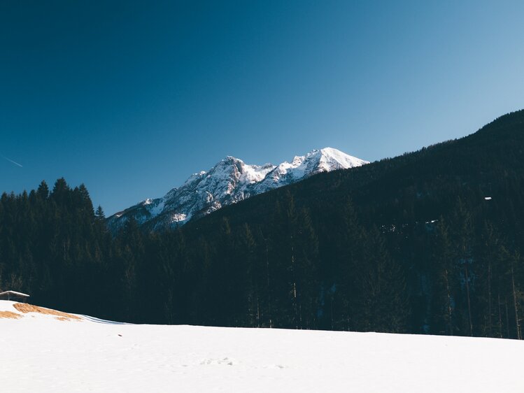 Landschaft mit Schnee | © Urlaub am Bauernhof Kärnten / Daniel Gollner