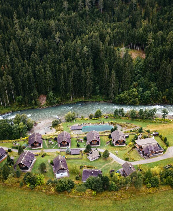 Hof | © Urlaub am Bauernhof Kärnten / Daniel Gollner Hof von oben | © Urlaub am Bauernhof Kärnten / Daniel Gollner