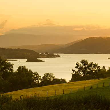 Blick auf Wörthersee im Herbst | © Franz Gerdl / Kärnten Werbung