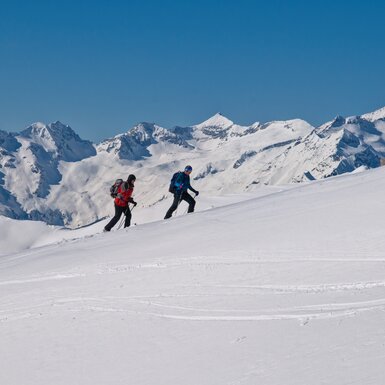 Zwei Skitourengeher unterwegs aufs Stubeck | © Foto Anatol / Tourismusregion Katschberg Lieser-Maltatal