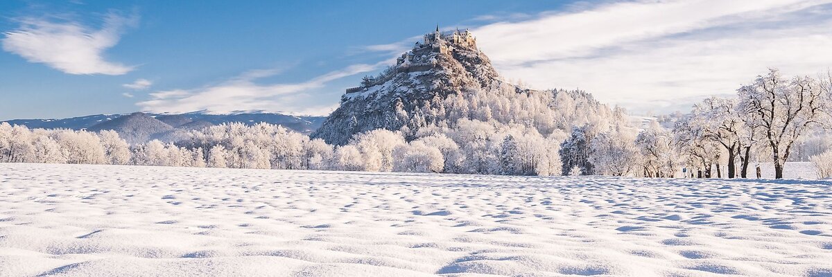 Burg Hochosterwitz | © Michael Stabentheiner / Kärnten Werbung Burg Hochosterwitz im Winter | © Michael Stabentheiner / Kärnten Werbung