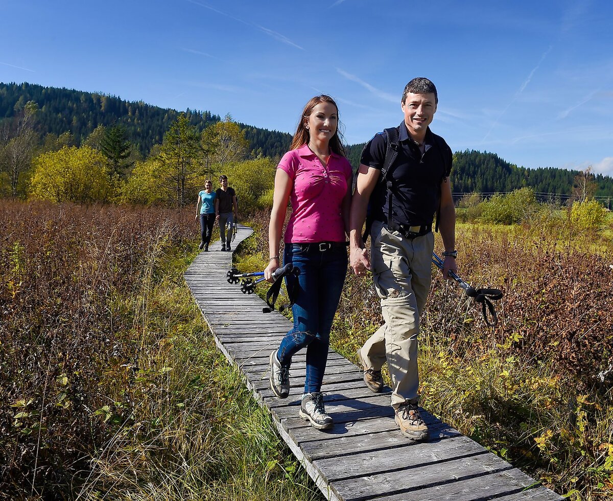 Wandern im Hörfeldermoor | © Region Mittelkärnten