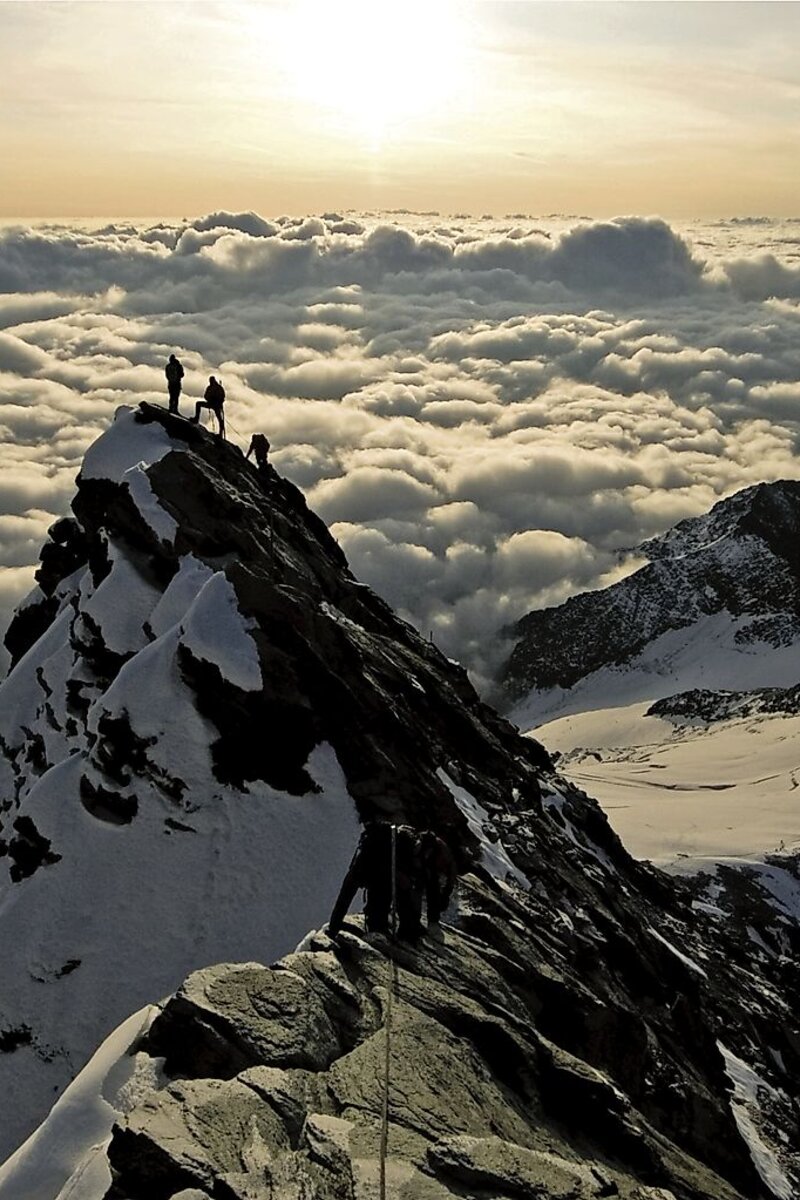 Bergsteiger am Kleinglockner im Nationalpark Hohe Tauern | © Nationalpark Region Hohe Tauern
