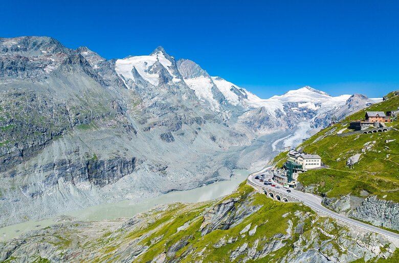 Großglockner Hochalpenstraße mit Blick auf den Großglockner | © Michael Stabentheiner/ Kärnten Werbung