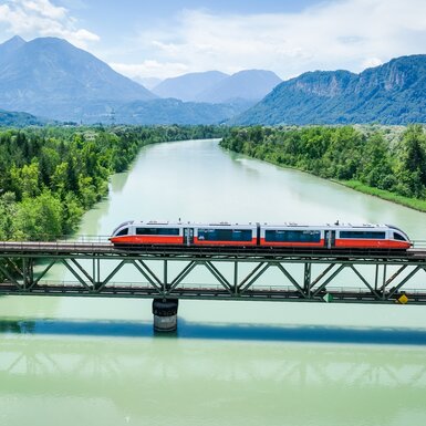 ÖBB-Zugverbindung in Kärnten | © Michael Stabentheiner / Kärnten Werbung