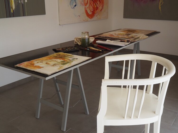 Gemälde - Alter Winzerkeller | © Privat zu Gast in Niederösterreich / Elena Paschinger / www.creativelena.com 