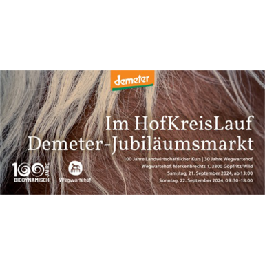 Im Hofkreislauf Jubiläumsmarkt | © Demeter Österreich Im Hofkreislauf Jubiläumsmarkt | © Demeter Österreich