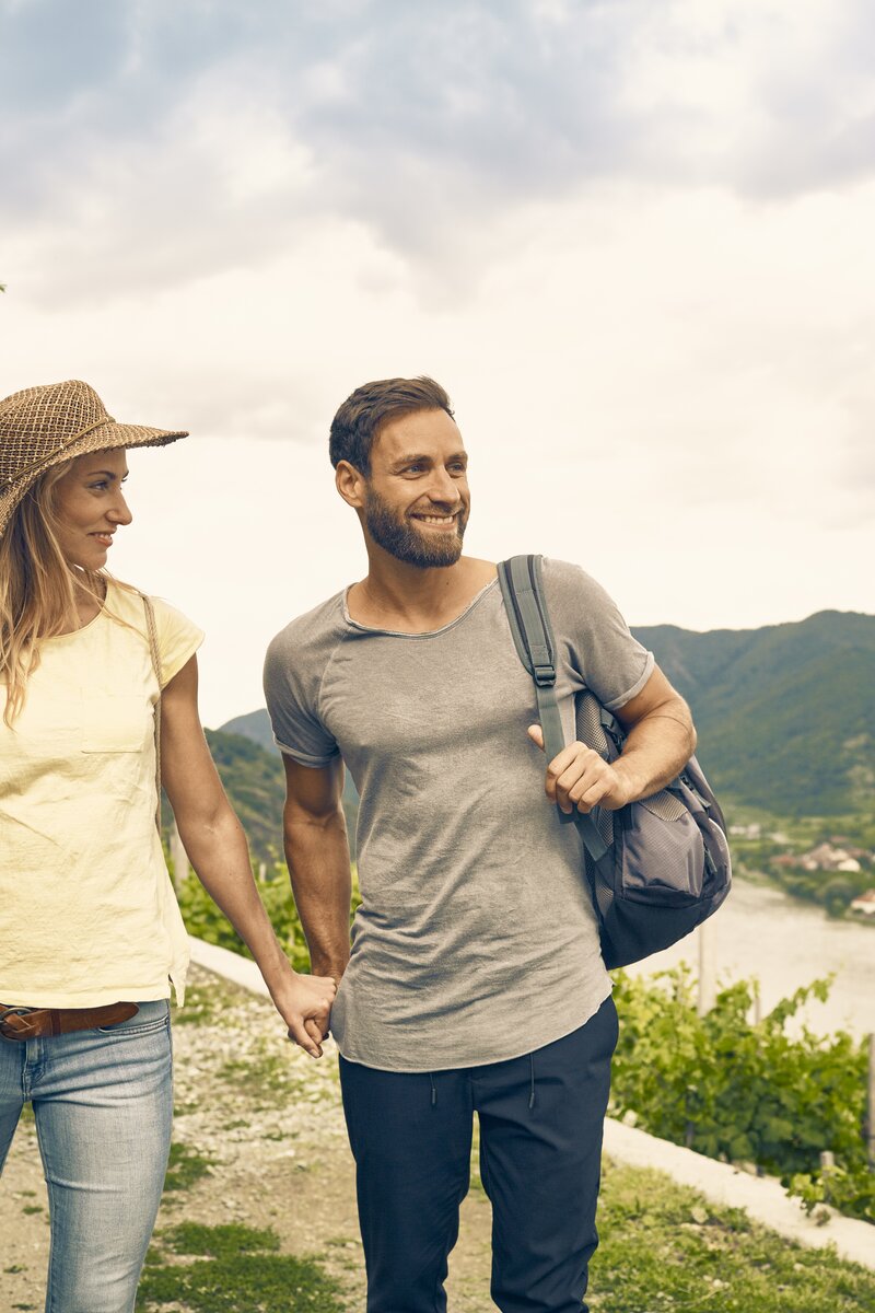 wandern am Welterbesteig in der Wachau | © Donau Niederösterreich / Andreas Hofer