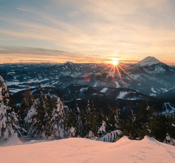 Ötscherblick Hochstadlberg - Winterwandern | © Jürgen Thoma 