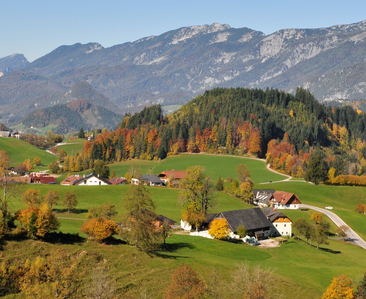 Herbst in Oberweng, Nationalparkregion Kalkalpen | © Urlaub am Bauernhof Oberösterreich / Harald Puchegger Herbst in Oberweng, Nationalparkregion Kalkalpen | © Urlaub am Bauernhof Oberösterreich / Harald Puchegger