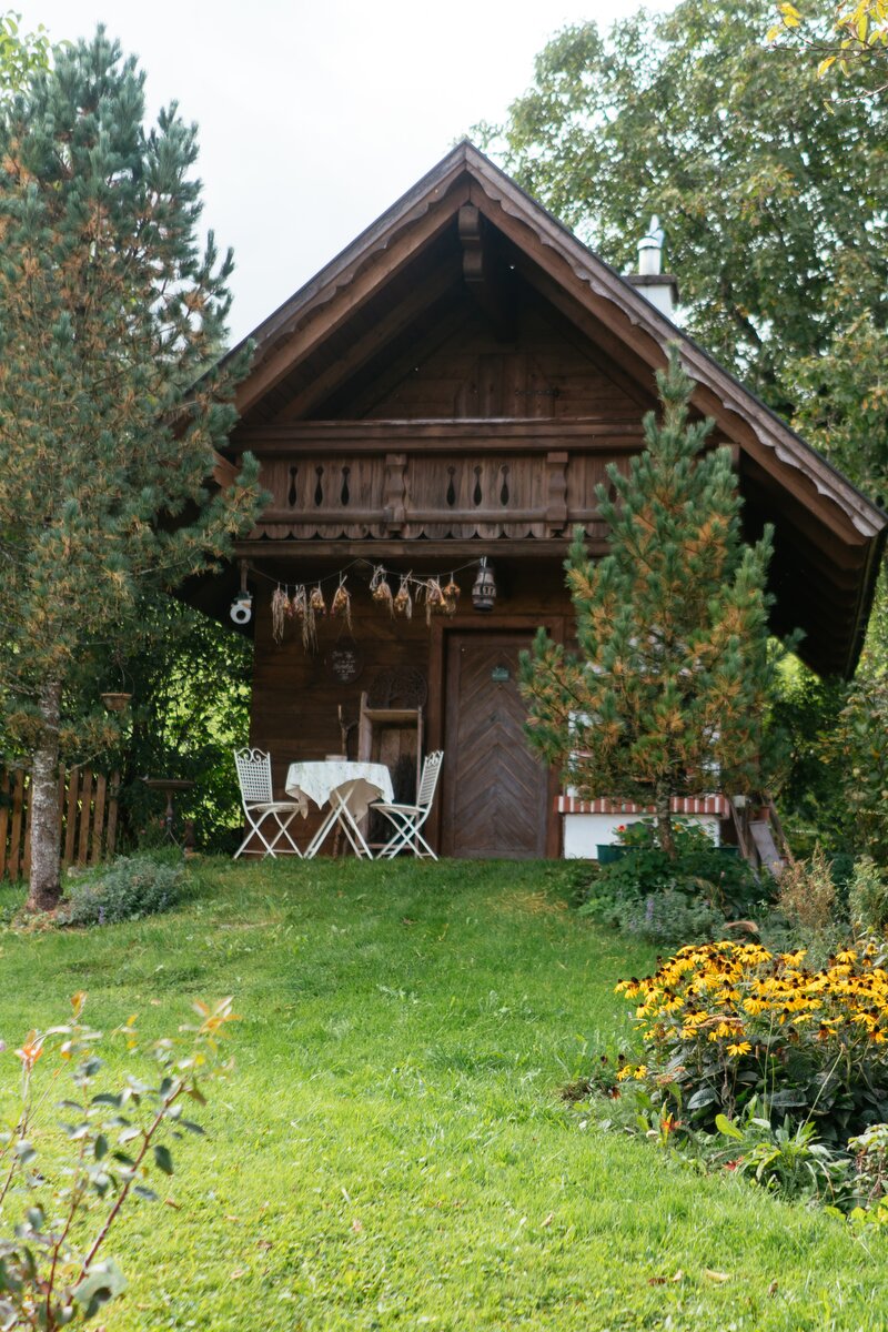 Holzhütte im Garten, Nationalparkregion Kalkalpen | © Urlaub am Bauernhof Oberösterreich / Daniel Gollner