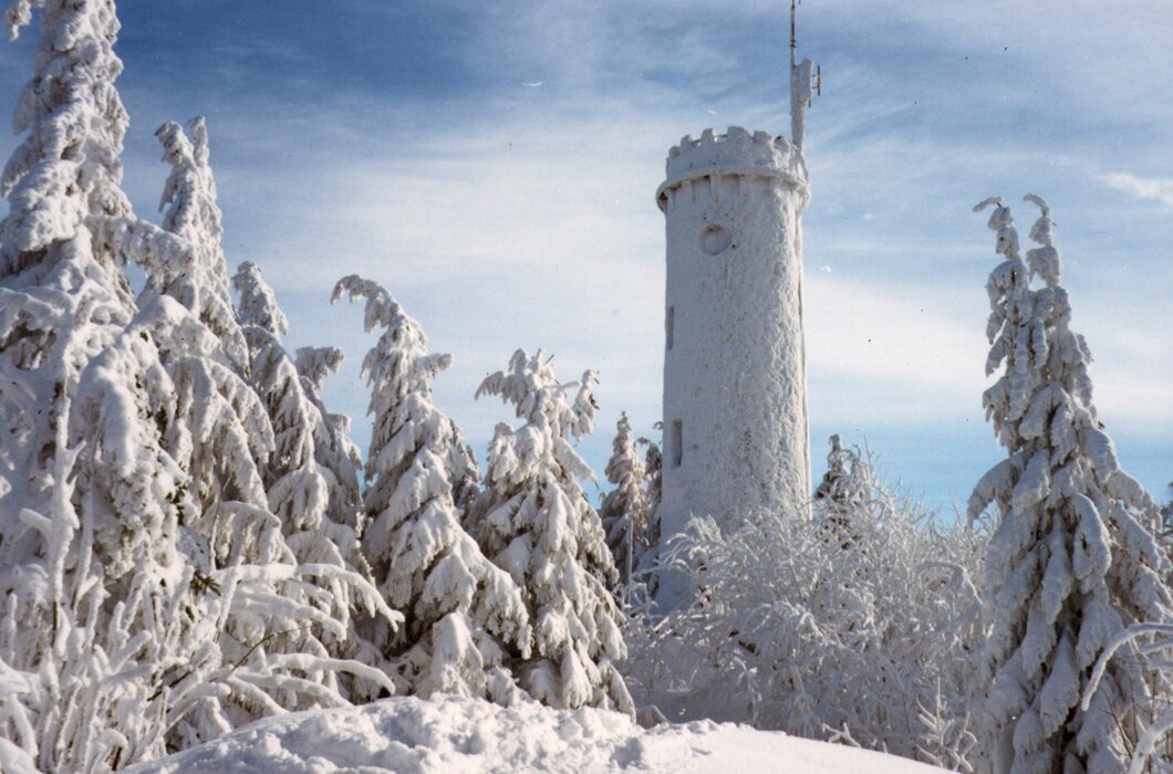 Verschneite Sternsteinwarte bei Bad Leonfelden, Mühlviertel | © Kurverband Bad Leonfelden
