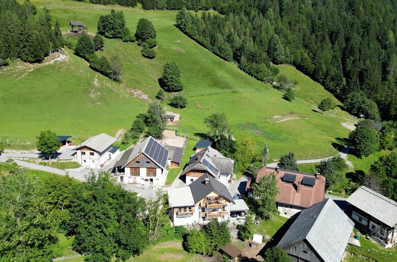 Drohnenansicht Hof | © Urlaub am Bauernhof / Daniel Gollner