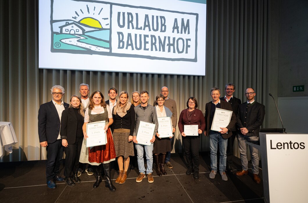 Alle Sieger des Innovationstages 2024 Urlaub am Bauernhof | © Urlaub am Bauernhof / Christian Lendl