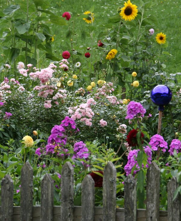 Garten eines Vierkantzers Stübing | © Österreichisches Freilichtmuseum/UMJ Garten eines Vierkantzers aus Oberrösterreich in Stübing | © Österreichisches Freilichtmuseum/UMJ