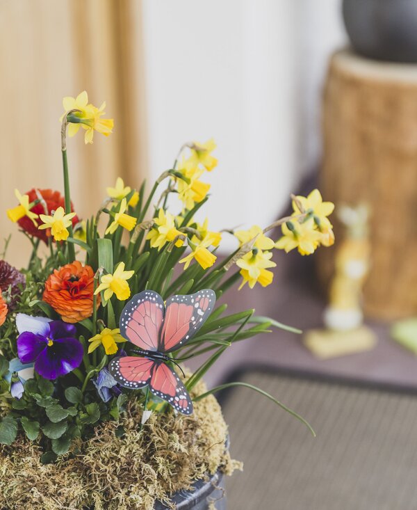 Frühlingsstrauss am Hofeingang | © Urlaub am Bauernhof Frühlingsstrauss am Hofeingang | © Urlaub am Bauernhof