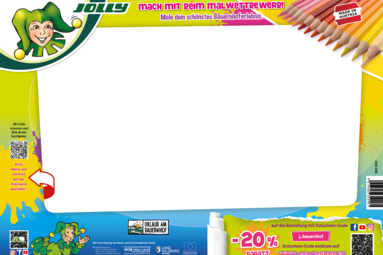 JOLLY Malvorlage Blanko