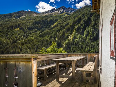 Terrasse am Pöllitzgut | © Urlaub am Bauernhof im SalzburgerLand / Bernd Suppan