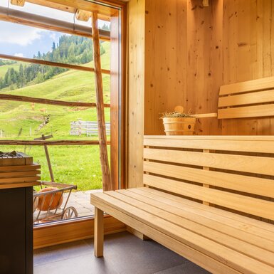 Sauna, Ederhütte, Maria Alm, Salzburger Land | © Urlaub am Bauernhof Salzburger Land / Bernd Suppan Sauna, Ederhütte, Maria Alm, Salzburger Land | © Urlaub am Bauernhof Salzburger Land / Bernd Suppan