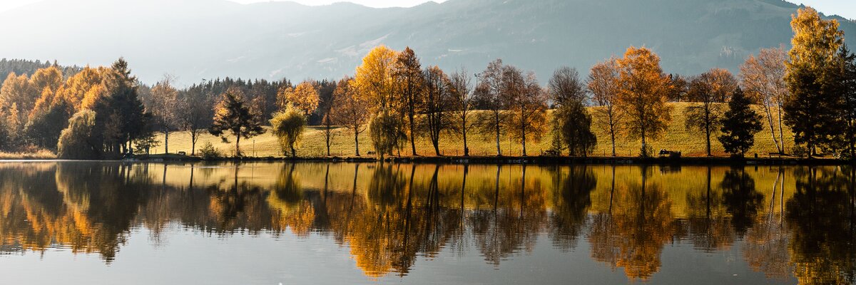 Der Ritzensee im Herbst in Saalfelden, SalzburgerLand | © Salzburger Land Tourismus / Michael Geißler