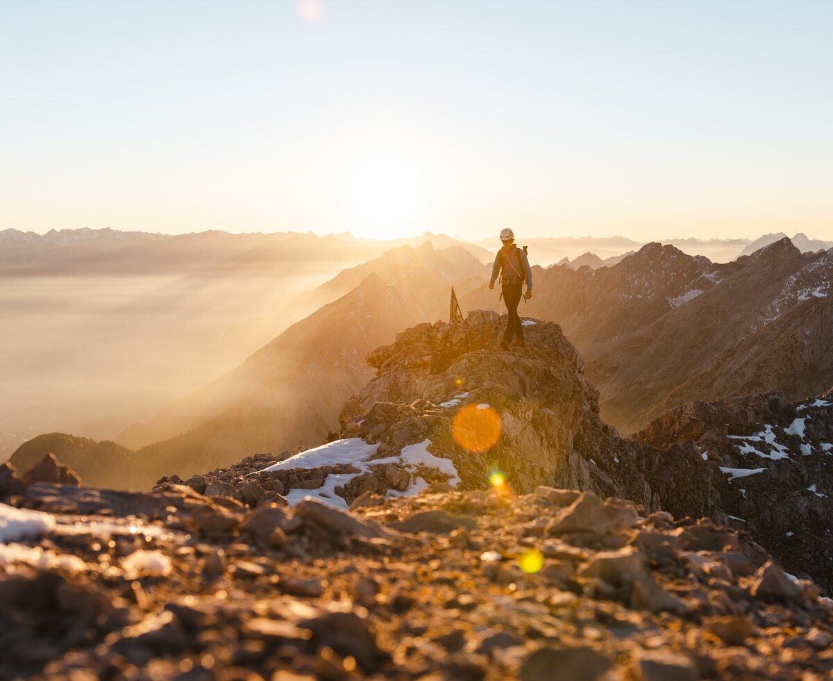 Bettelwurf Sonnenaufgang Bergsteigen | © Urlaub am Bauernhof - hall-wattens.at