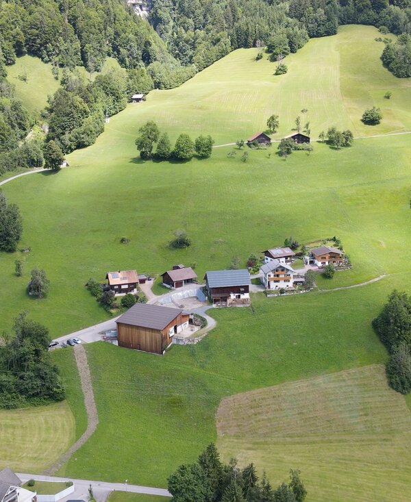 Luftbild Mottnerhof | © Urlaub am Bauernhof | Daniel Gollner Das Hofgelände mit allen Gebäuden von oben | © Urlaub am Bauernhof | Daniel Gollner