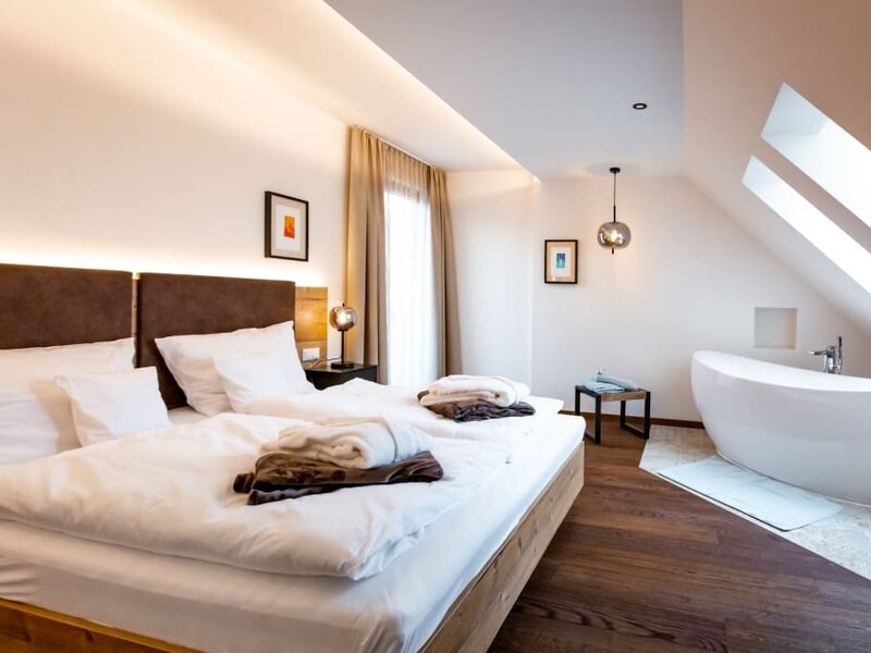 Schlafzimmer Zwetschkenbaum Appartement