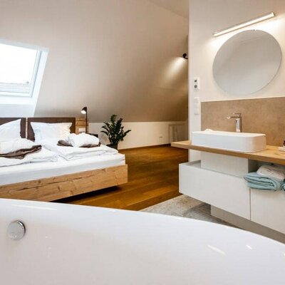 Schlafzimmer Birnbaum Appartement