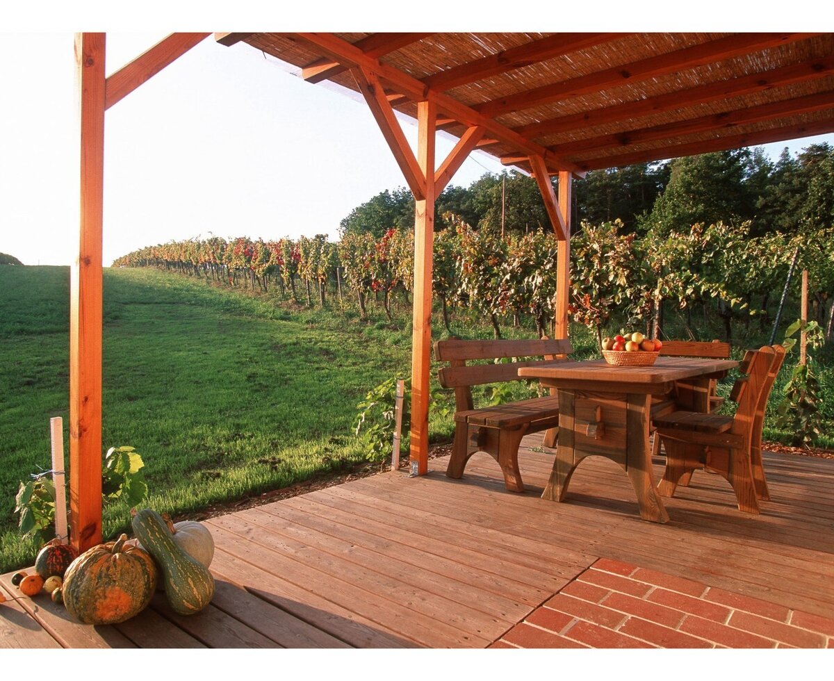 überdachte Terrasse