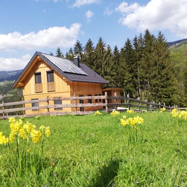 Hütte im Sommer | © Auszeit Steinbauer, Familie Payer Hütte im Sommer | © Auszeit Steinbauer, Familie Payer