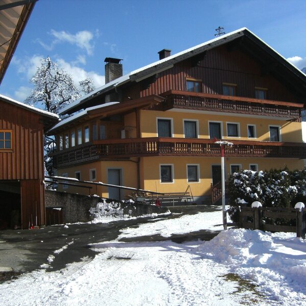 Hof im Winter