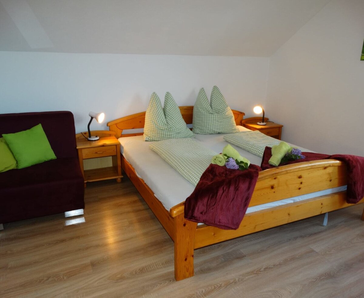 Schlafzimmer Ferienwohnung A