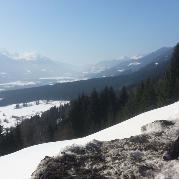 Schnee im Gailtal