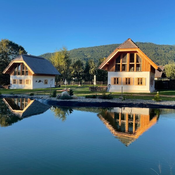 Ferienhäuser am Teich