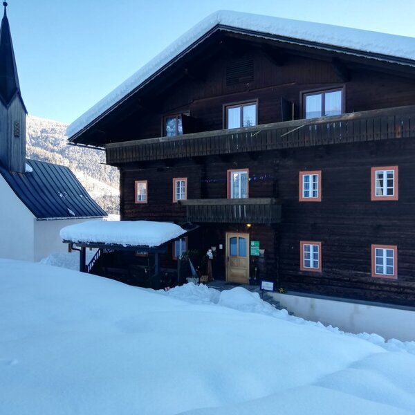 Haus im Winter