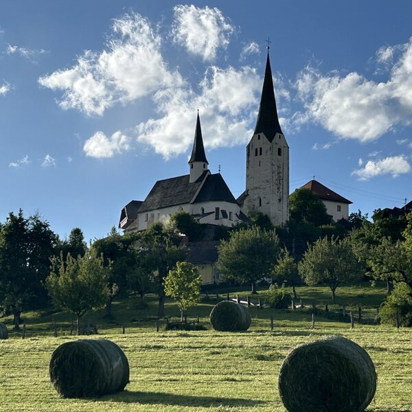 Blick zur Kirche