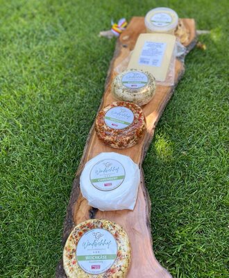 Käseprodukte von unserer Hofkäserei