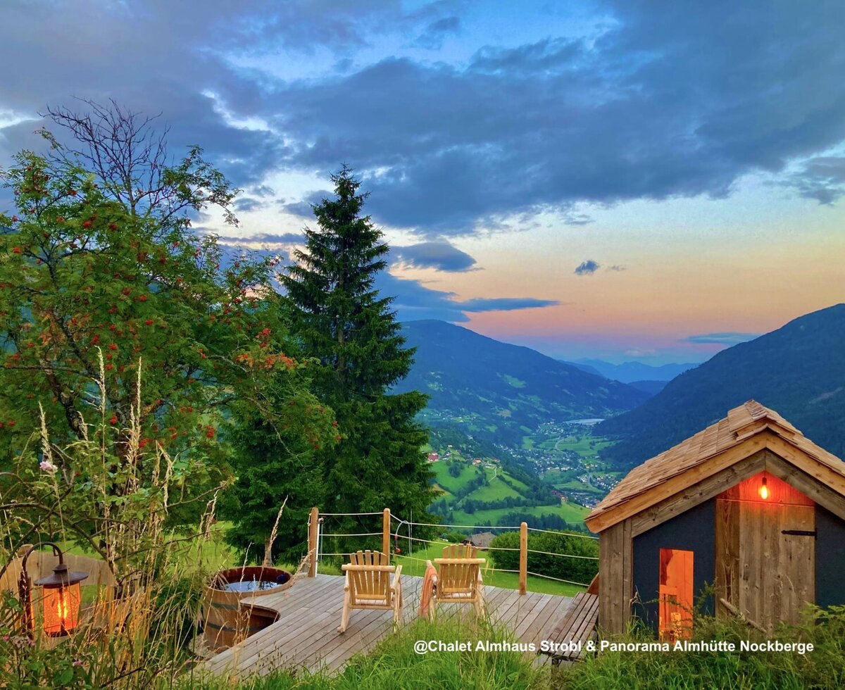Alpen-Wellness@Panorama Almhütte Nockberge