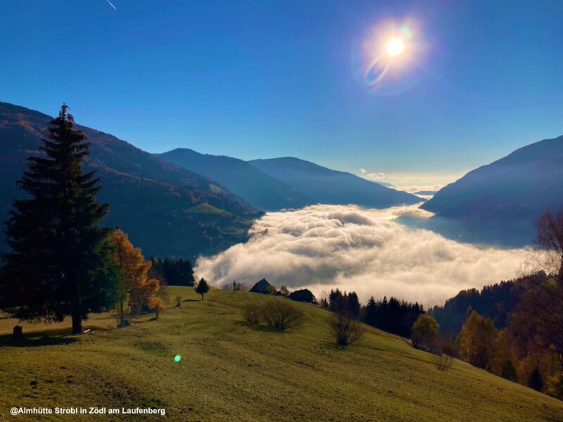 Über den Wolken@Almhütte Troadkasten Strobl