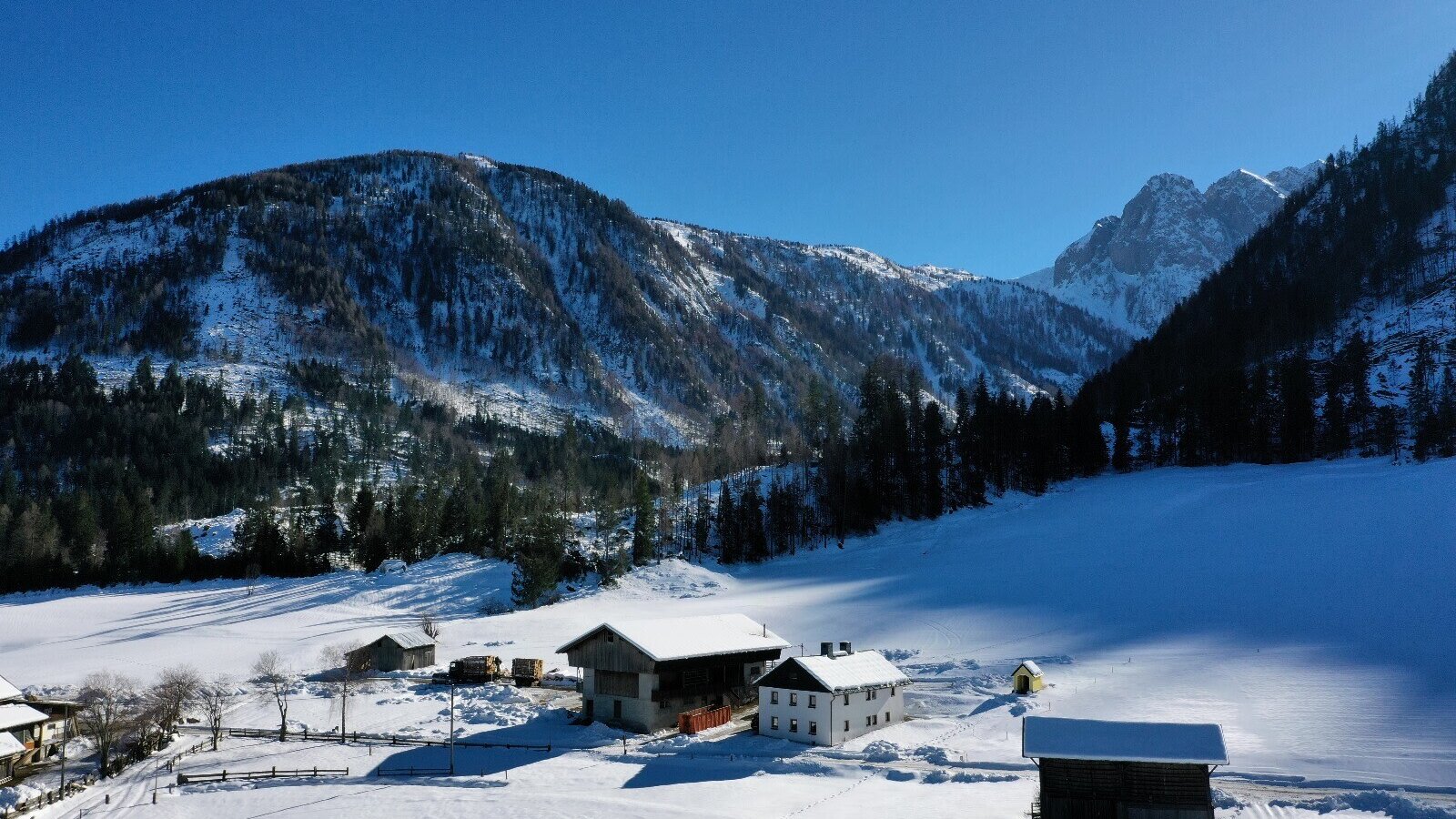 Unser Bauernhof im Winter