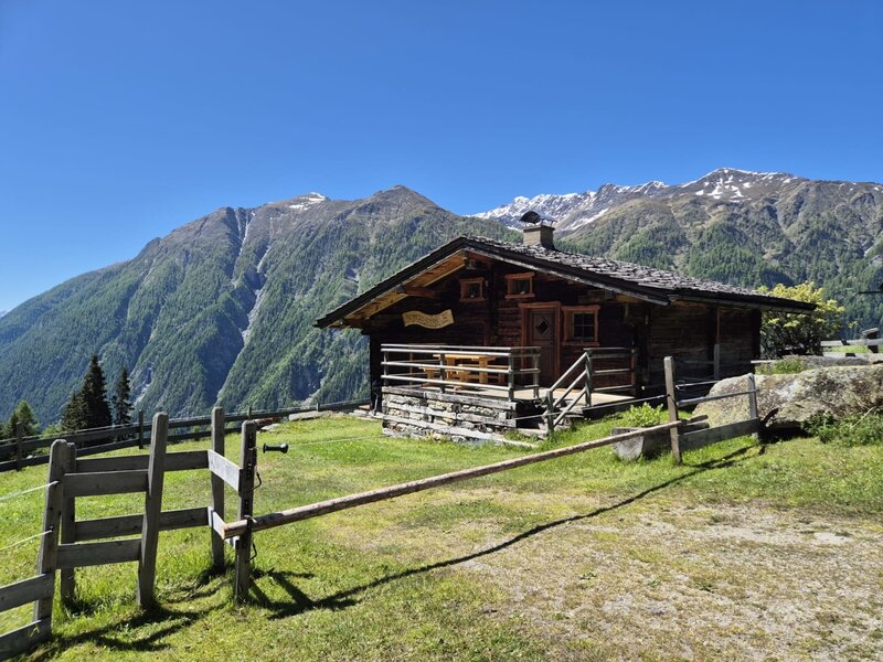 Die Almhütte "Pichler Kasa"