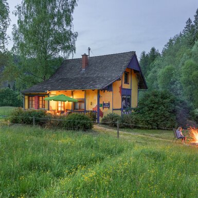Villa Kunterbunt Stimmung am Abend Villa Kunterbunt Stimmung am Abend