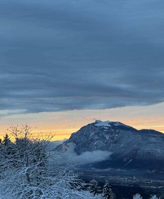 Blick von der Ferienwohnung Gailtal auf den Dobtrasch.