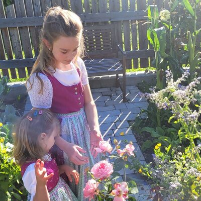 Farbenspektakel im Bauerngarten