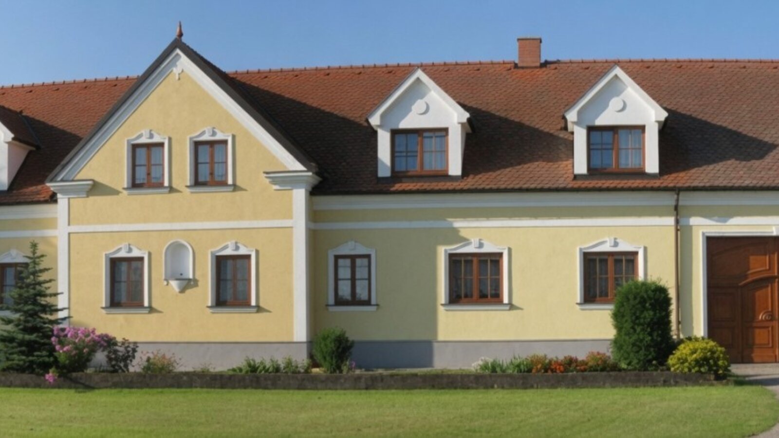 Frontansicht Haus