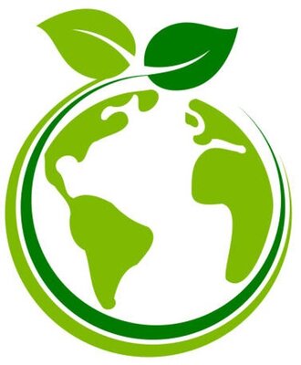 Ein grünes Eco-Symbol für Nachhaltigkeit und Umweltbewusstsein auf unserem Bauernhof.