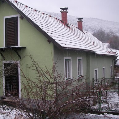 Gästehaus im Winter