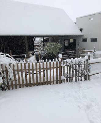 Innenhof Winter