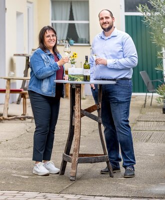 Die Gastgeber des Hauses.